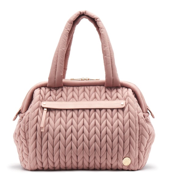 Handbags - NEW Happ Brand Paige Carryall Dusty Rose